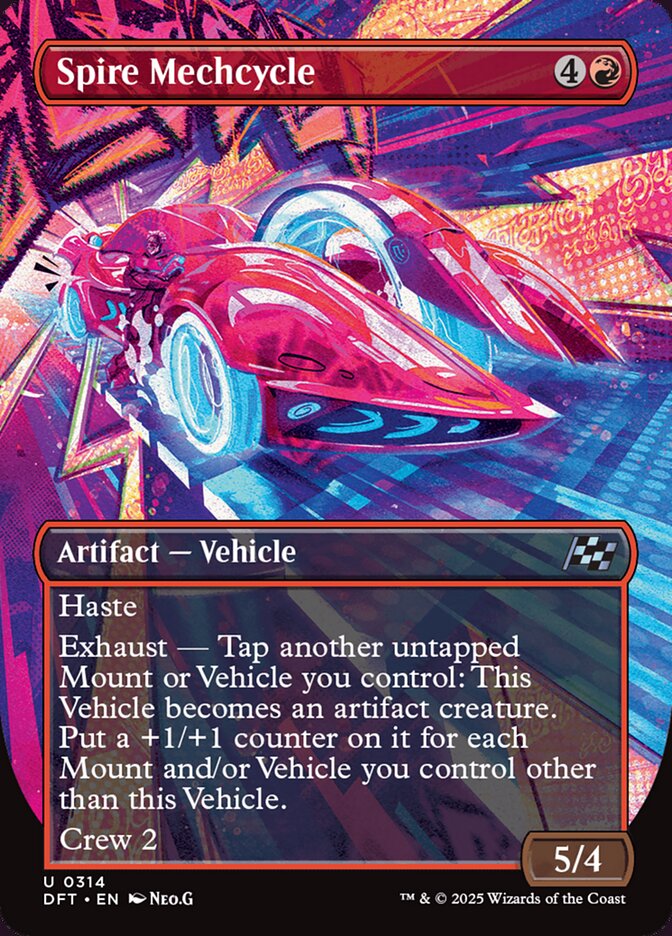 Card Scan of Spire Mechcycle | DFT (Revved Up)