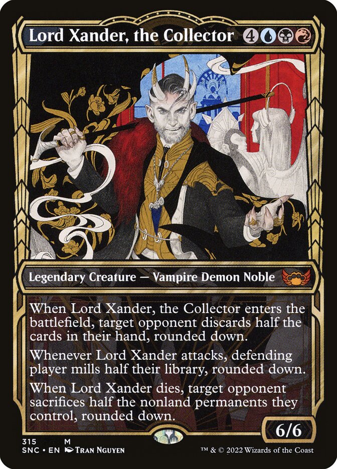 Lord Xander, the Collector | Showcase | SNC (Foil) - Card Scan