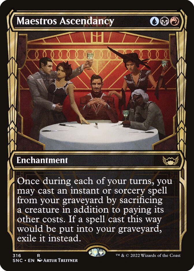 Card Scan of Maestros Ascendancy | SNC (Golden Age Showcase)