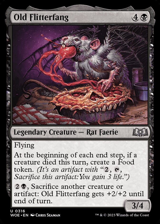 Card Scan of Old Flitterfang | WOE