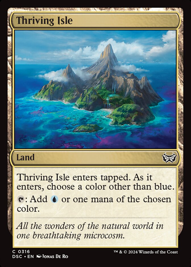 Card Scan of Thriving Isle | DSC