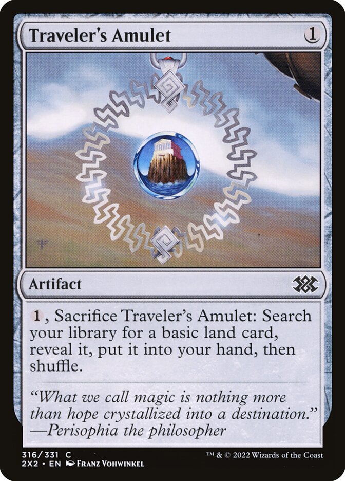 Card Scan of Traveler's Amulet | 2X2
