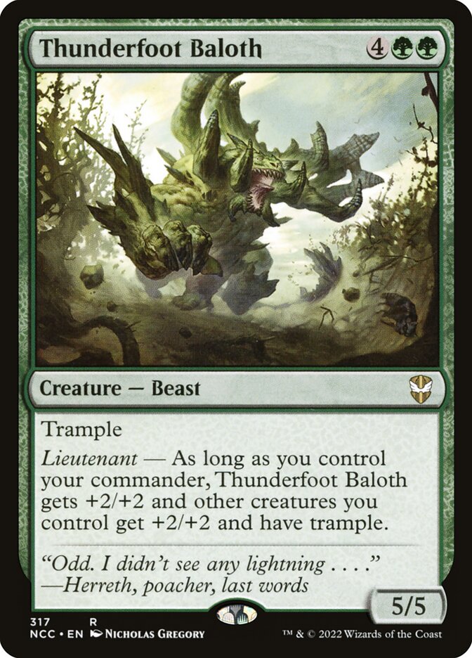 Thunderfoot Baloth Card Scan