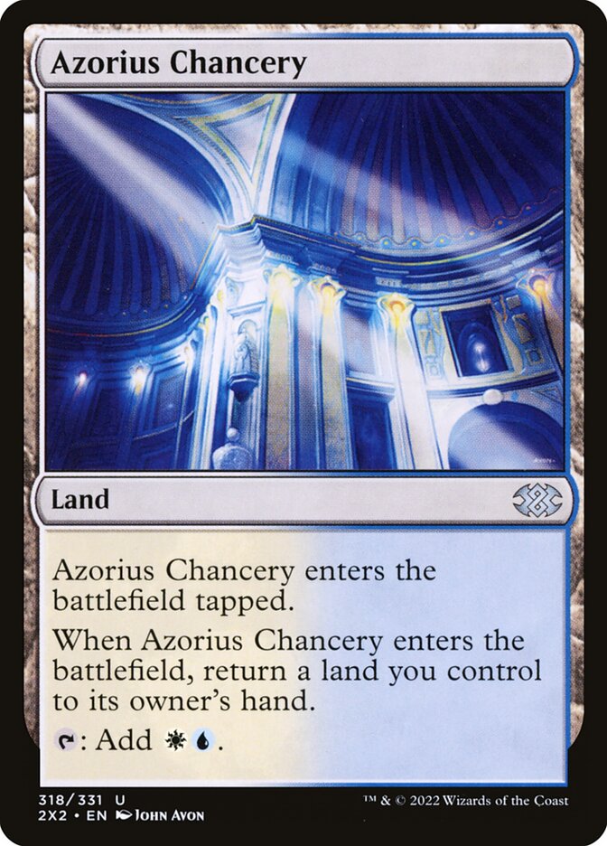 Card Scan of Azorius Chancery | 2X2
