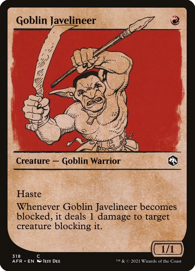 Goblin Javelineer | Showcase | AFR (Foil)