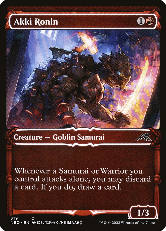 Card Scan of Akki Ronin | NEO (Samurai Showcase)