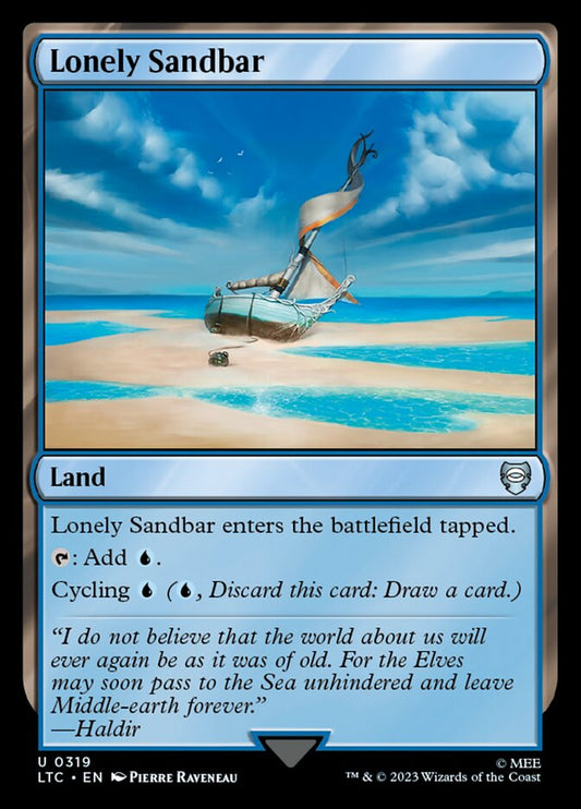 Card Scan of Lonely Sandbar | LTC