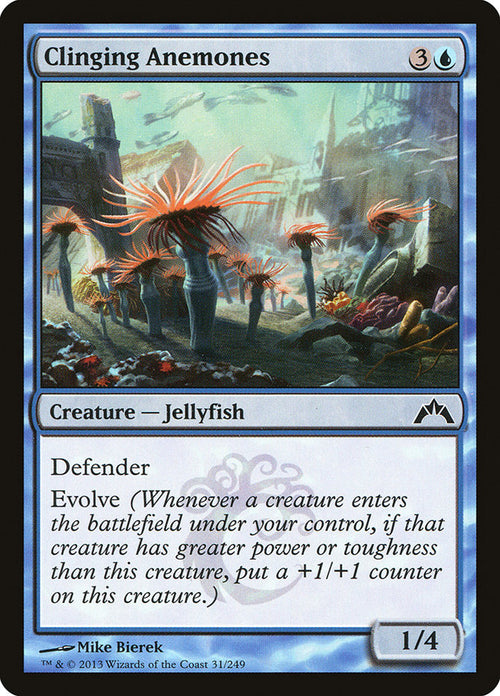 Card Scan of Clinging Anemones | GTC
