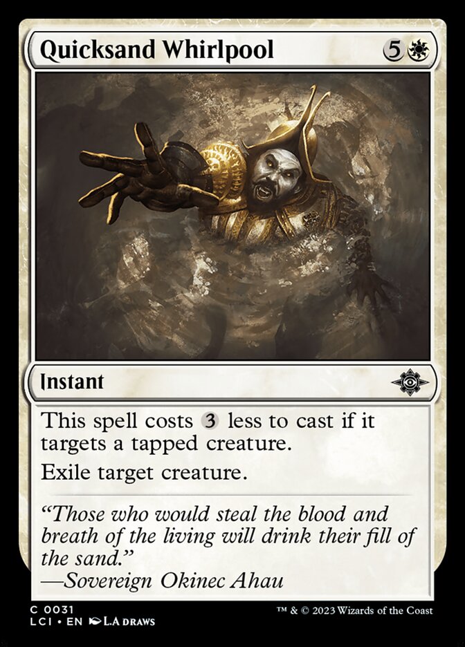 Card Scan of Quicksand Whirlpool | LCI