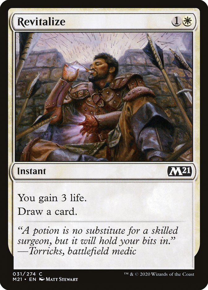 Card Scan of Revitalize | M21