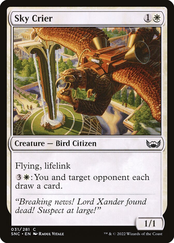 Sky Crier | SNC (Foil) - Card Scan