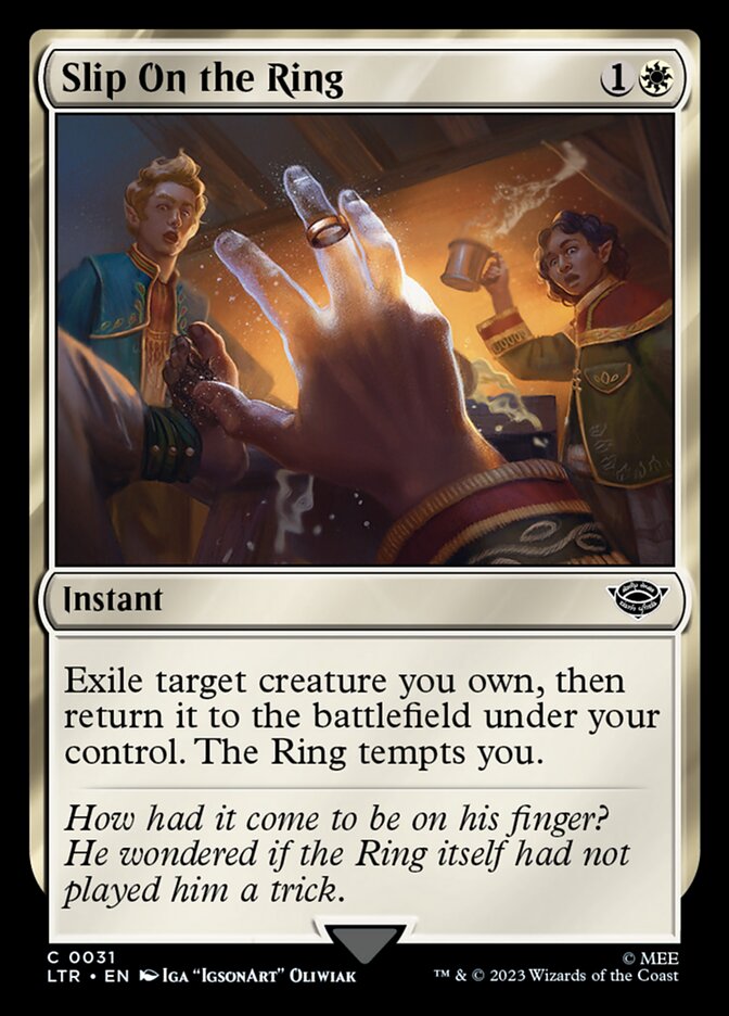 Card Scan of Slip On the Ring | LTR