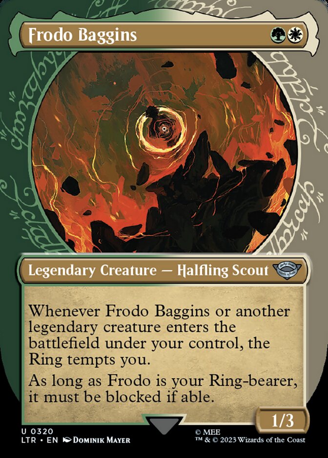 Card Scan of Frodo Baggins | LTR (Showcase)
