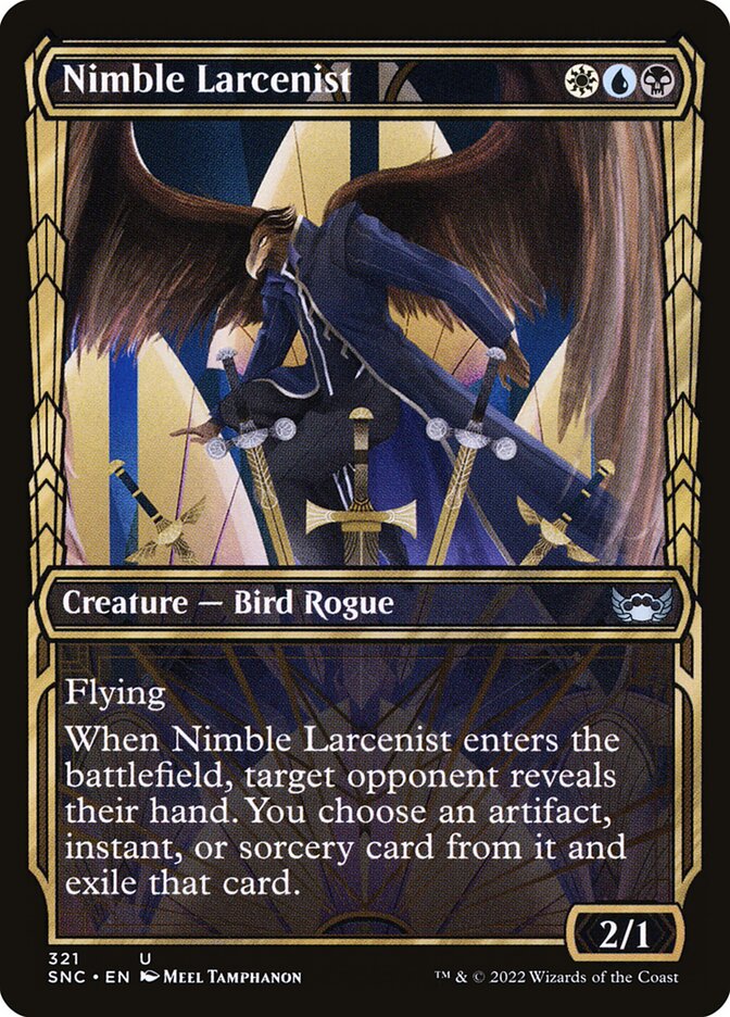 Card Scan of Nimble Larcenist | SNC (Golden Age Showcase)