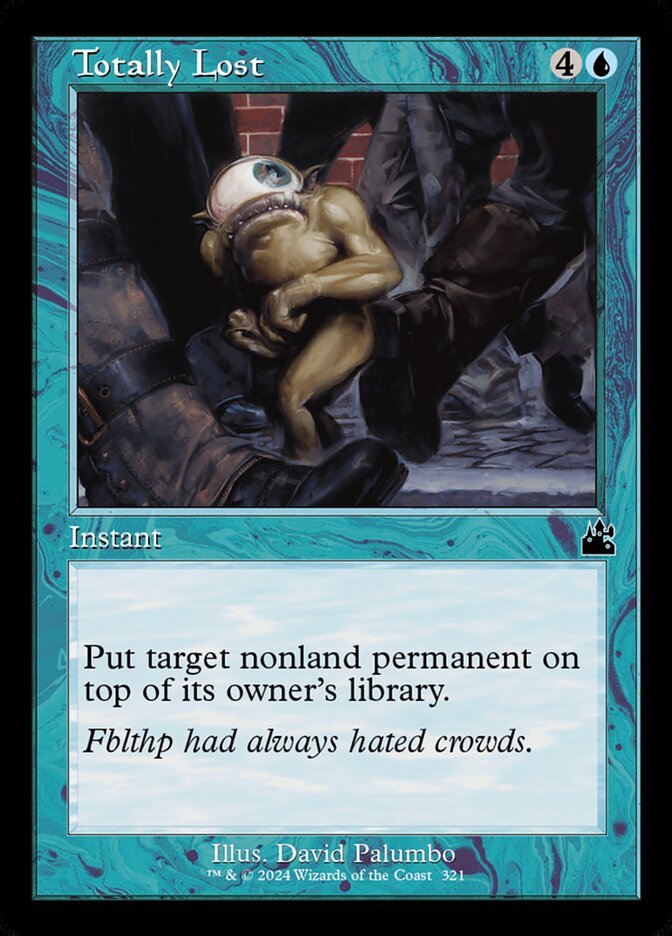 Card Scan of Totally Lost | RVR (Retro Frame)