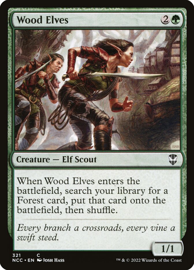 Wood Elves Card Scan