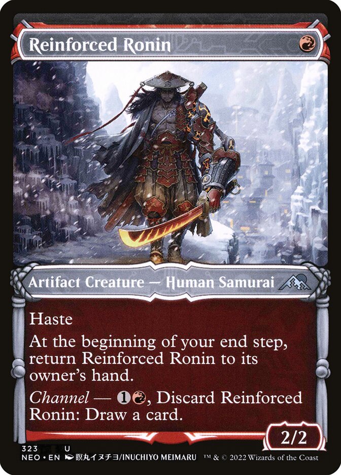 Card Scan of Reinforced Ronin | NEO (Samurai Showcase)