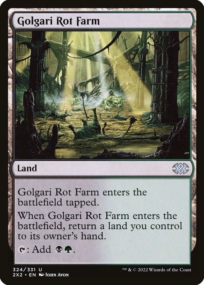 Card Scan of Golgari Rot Farm | 2X2