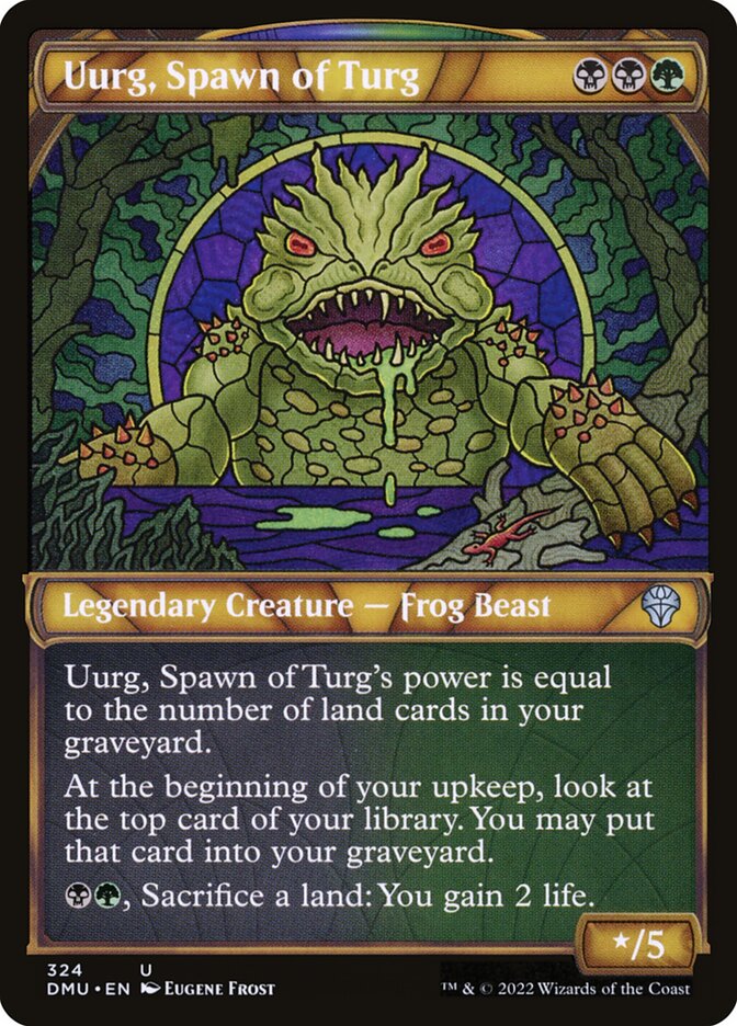 Card Scan of Uurg, Spawn of Turg | DMU (Showcase)