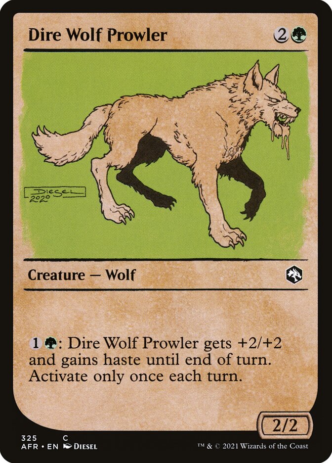 Dire Wolf Prowler | Showcase | AFR (Foil)