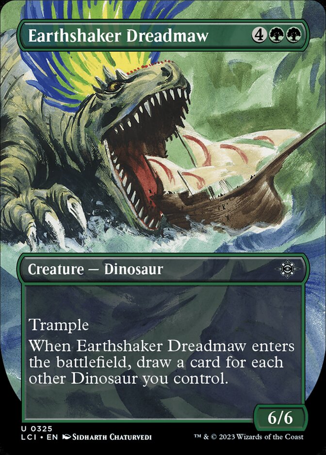 Card Scan of Earthshaker Dreadmaw | LCI (Classic Dinos)