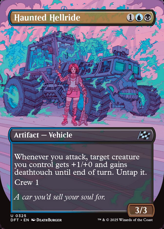 Card Scan of Haunted Hellride | DFT (Revved Up)