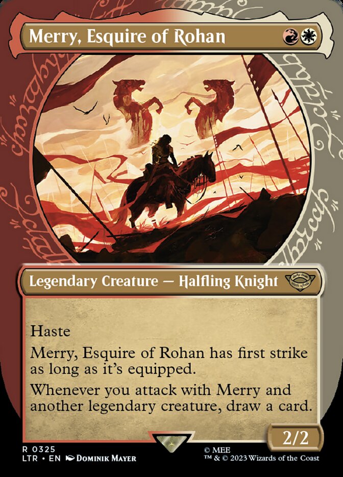 Card Scan of Merry, Esquire of Rohan | LTR (Showcase)