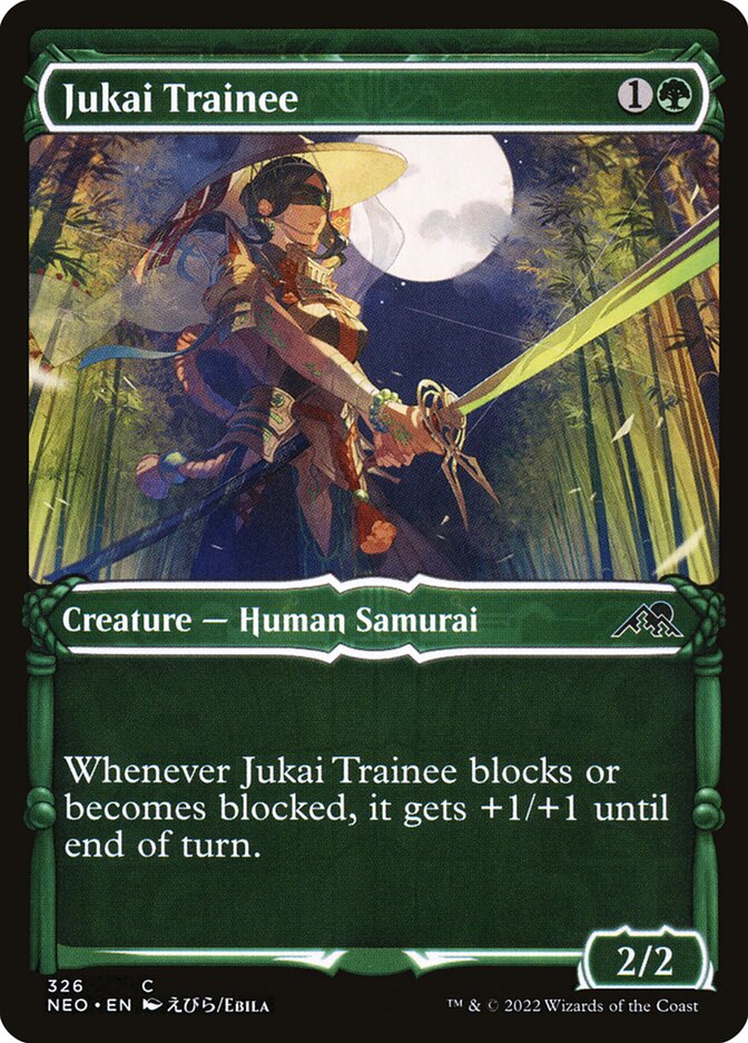 Card Scan of Jukai Trainee | NEO (Samurai Showcase)