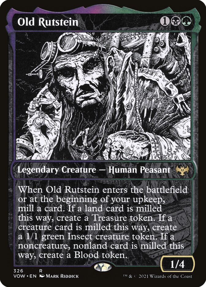 Card Scan of Old Rutstein | VOW (Showcase)
