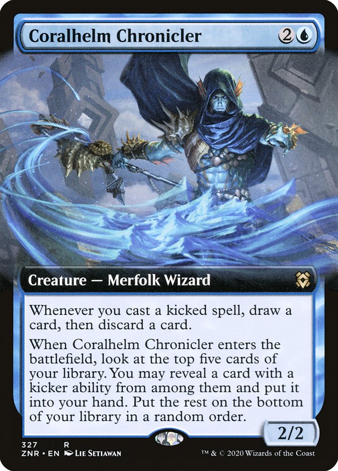 Coralhelm Chronicler | ZNR (Extended Art)