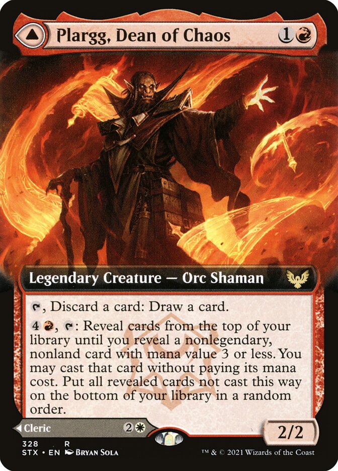 Plargg, Dean of Chaos // Augusta, Dean of Order | STX (Extended Art)