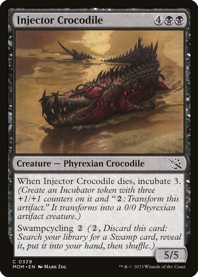 Card Scan of Injector Crocodile | MOM