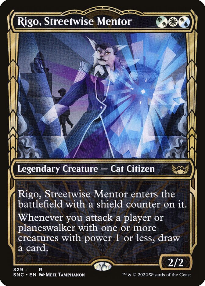 Rigo, Streetwise Mentor | Showcase | SNC (Foil) - Card Scan