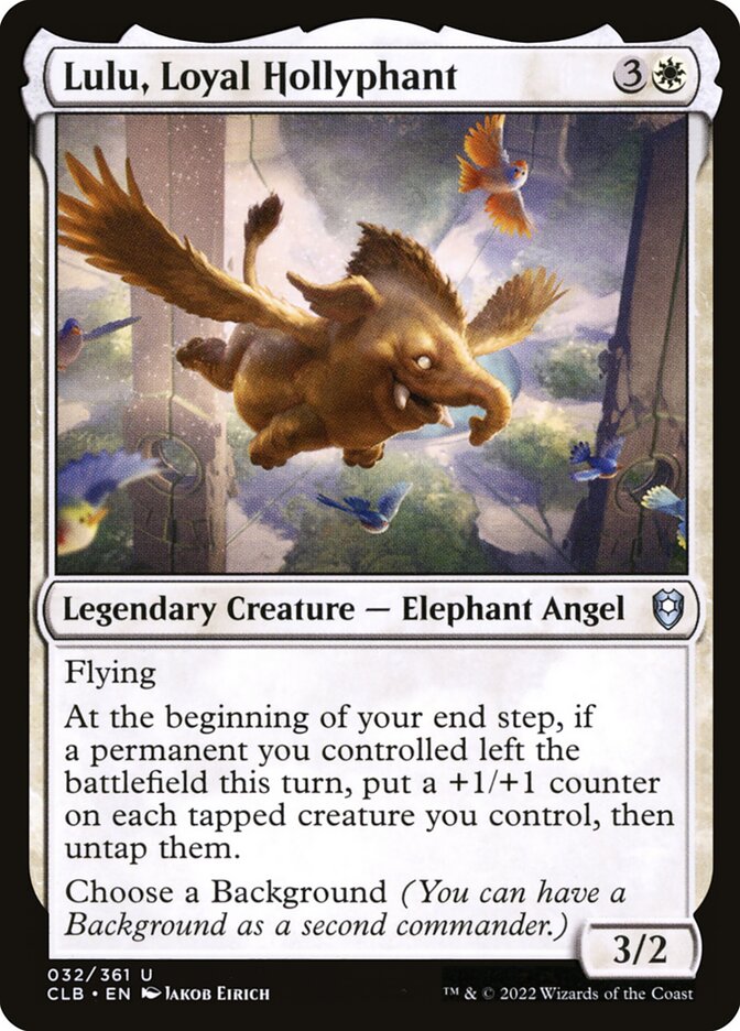 Card Scan of Lulu, Loyal Hollyphant | CLB