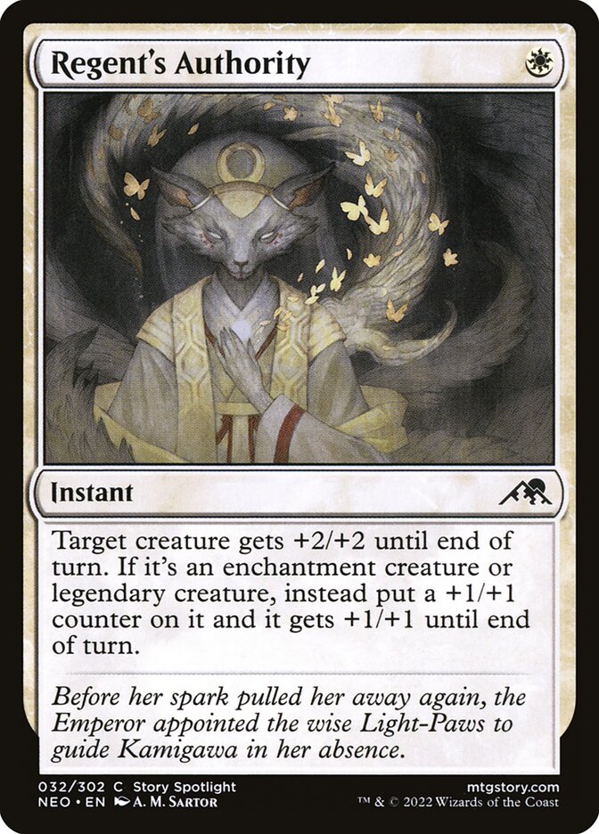 Card Scan of Regent's Authority | NEO