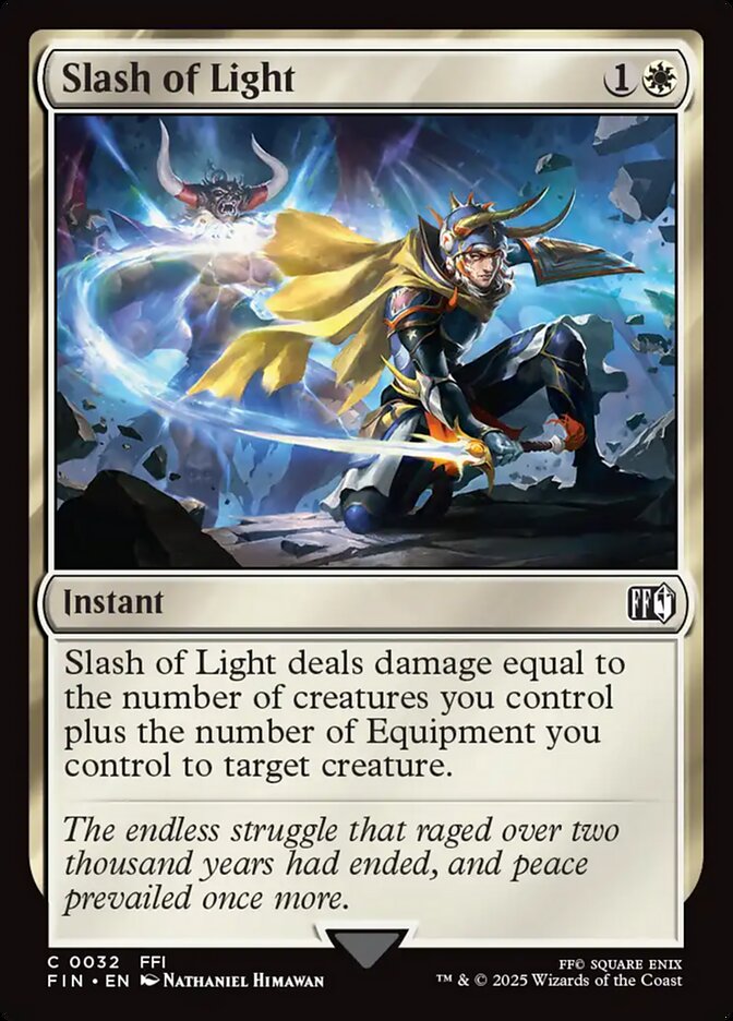 Card Scan of Slash of Light | FIN