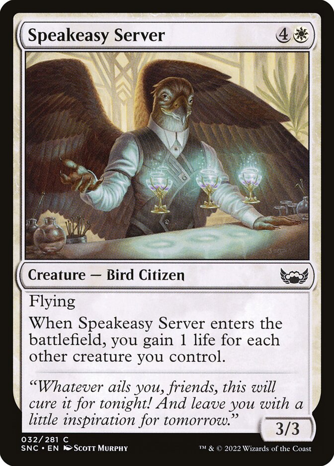Speakeasy Server | SNC (Foil) - Card Scan