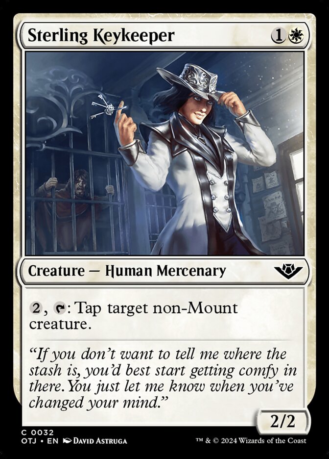 Card Scan of Sterling Keykeeper | OTJ