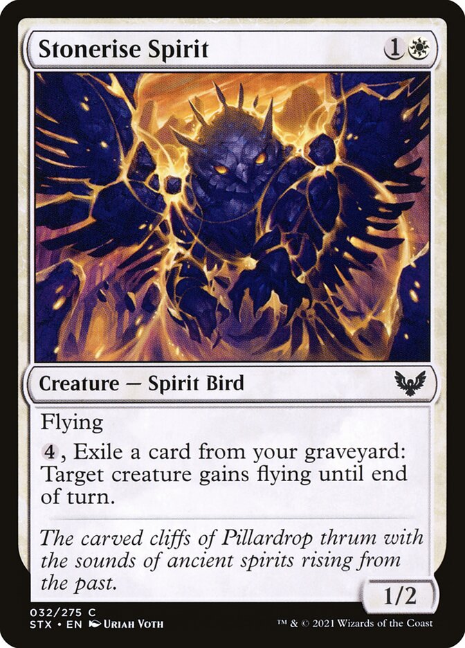 Card Scan of Stonerise Spirit | STX