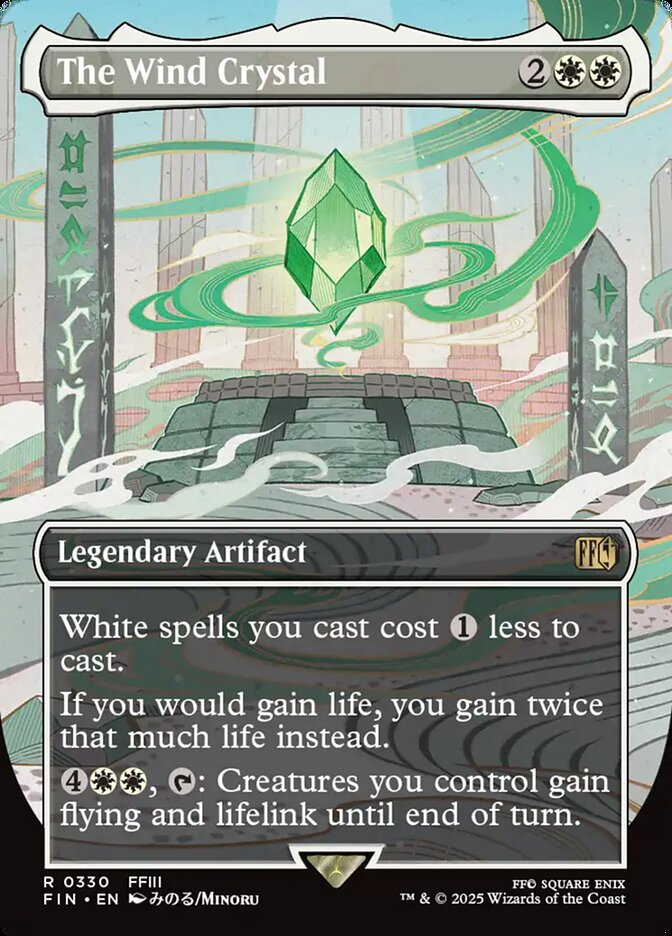 The Wind Crystal | FIN (Borderless Alternate Art)