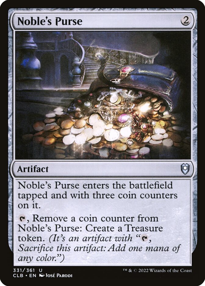 Card Scan of Noble's Purse | CLB