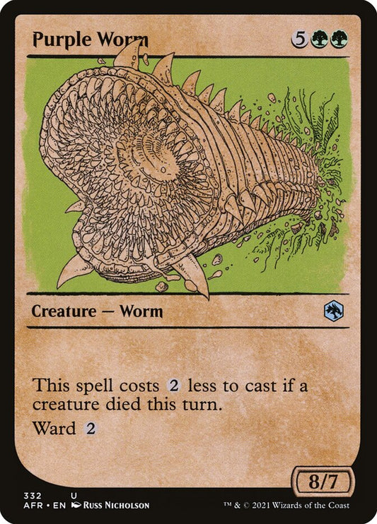 Purple Worm | AFR (Rulebook Art Showcase)