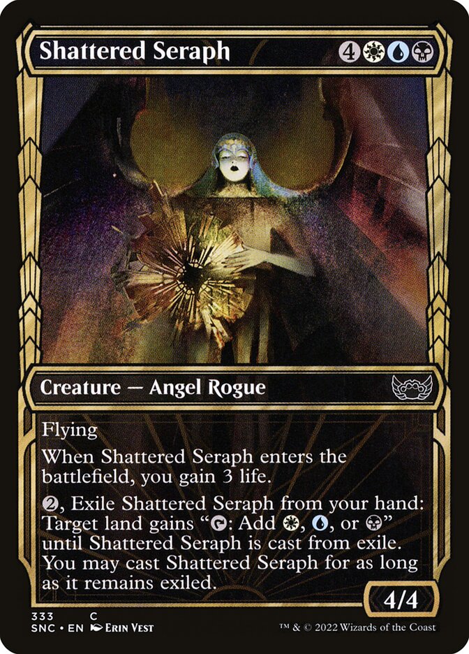 Card Scan of Shattered Seraph | SNC (Golden Age Showcase)