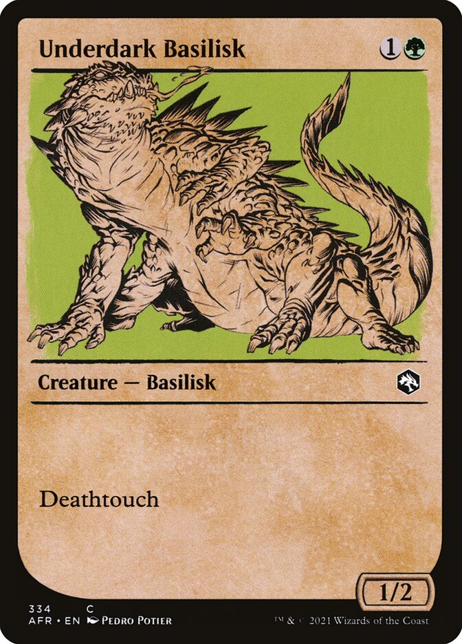 Underdark Basilisk | Showcase | AFR (Foil)