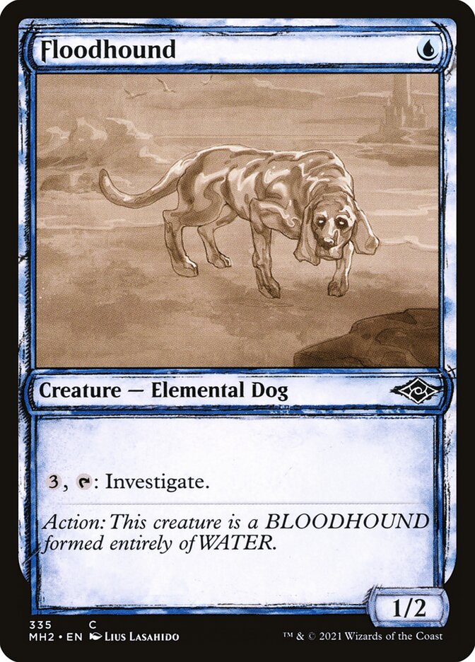Card Scan of Floodhound | MH2 (Showcase)