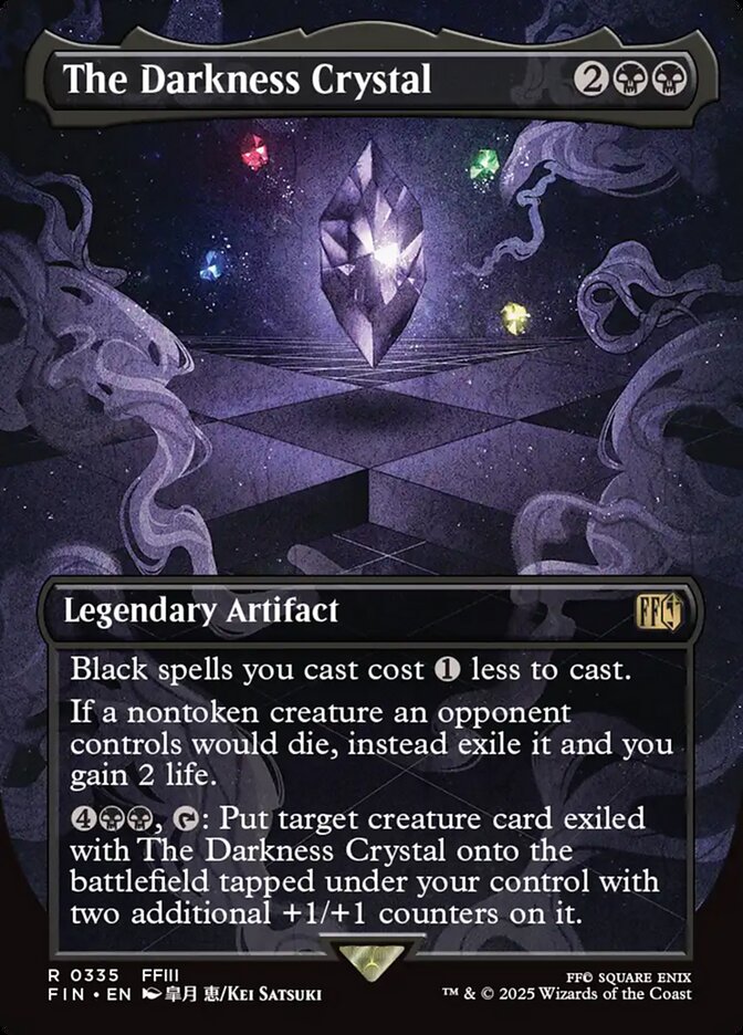 The Darkness Crystal | FIN (Borderless Alternate Art)