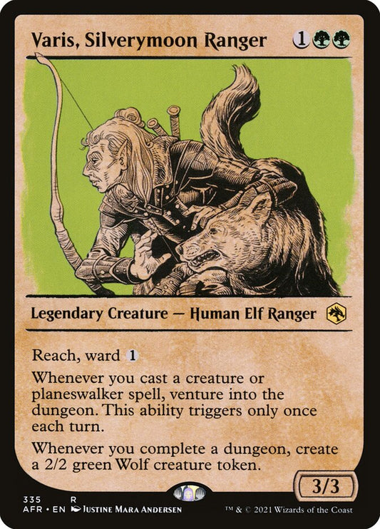 Varis, Silverymoon Ranger | AFR (Rulebook Art Showcase)