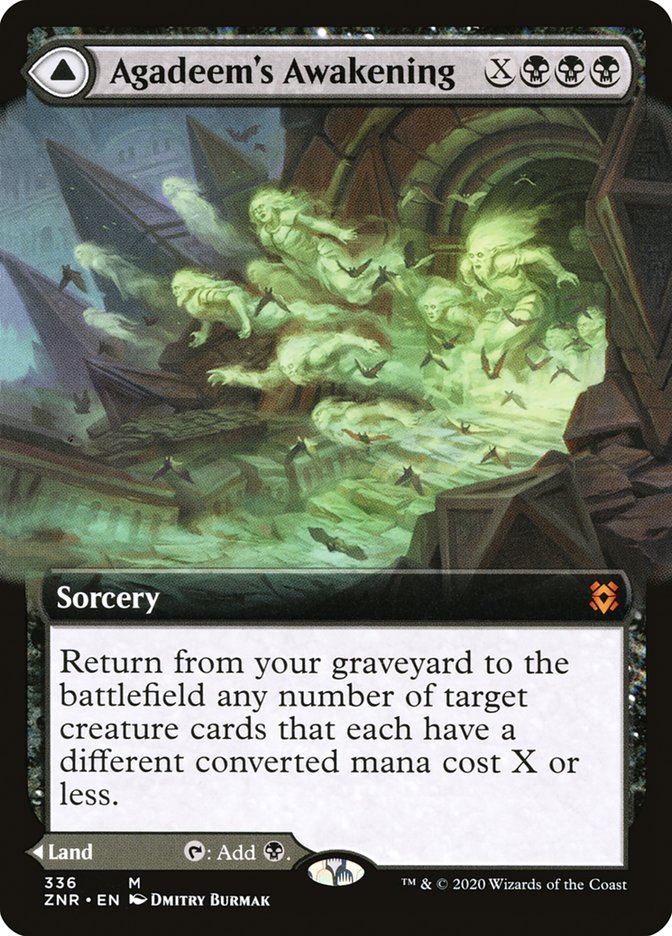 Agadeem's Awakening // Agadeem, the Undercrypt | ZNR (Extended Art)