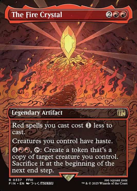 The Fire Crystal | FIN (Borderless Alternate Art)