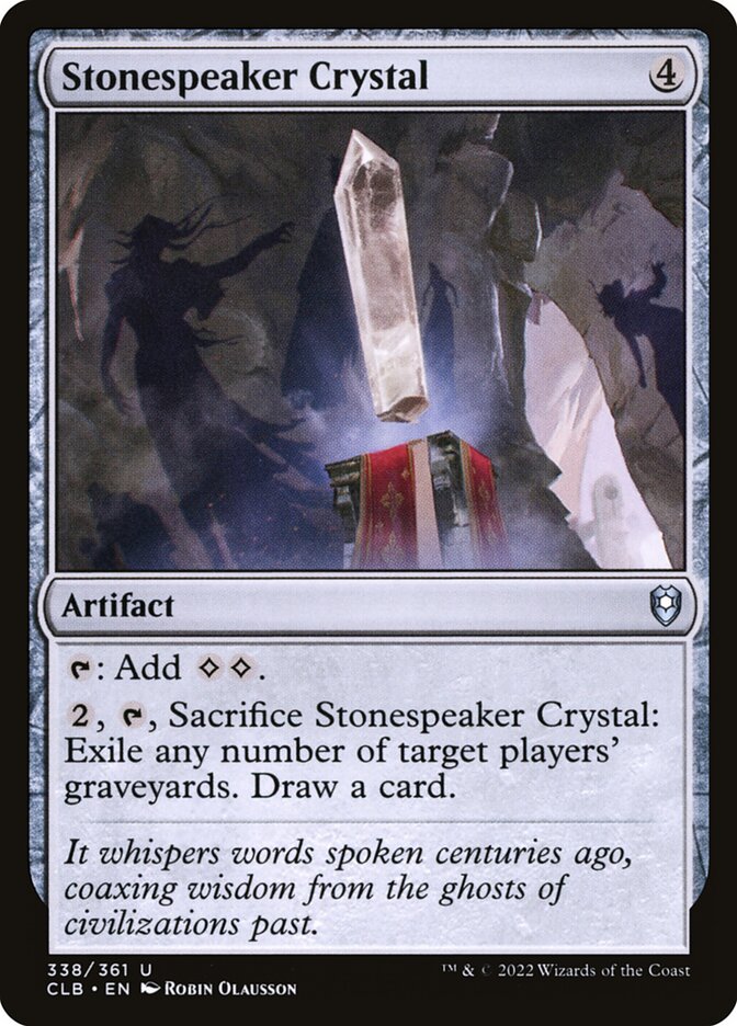 Card Scan of Stonespeaker Crystal | CLB